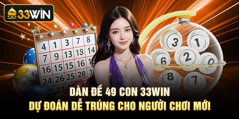Dàn Đề 49 Con 33Win Dự Đoán Dễ Trúng Cho Người Chơi Mới