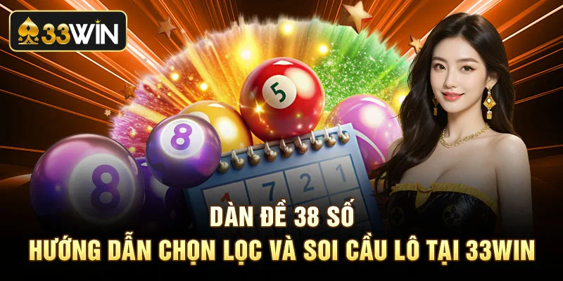 Dàn Đề 38 Số - Hướng Dẫn Chọn Lọc Và Soi Cầu Lô Tại 33Win