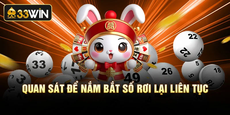 Quan sát để nắm bắt số rơi lại liên tục