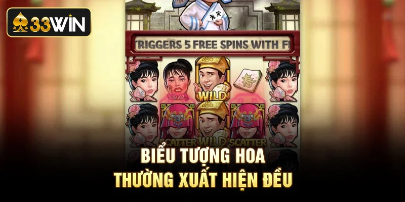 Biểu tượng hoa thường xuất hiện đều