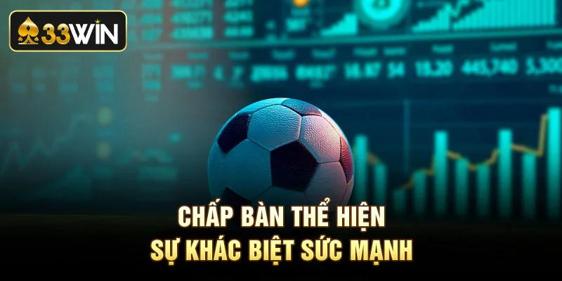 Chấp bàn thể hiện sự khác biệt sức mạnh