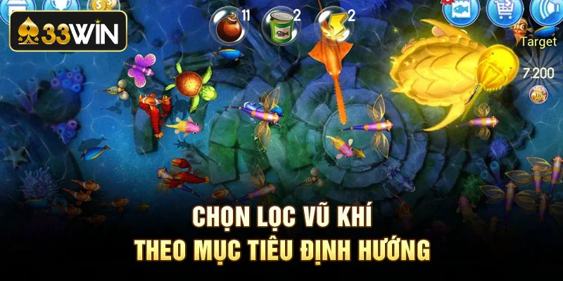 Chọn lọc vũ khí theo mục tiêu định hướng