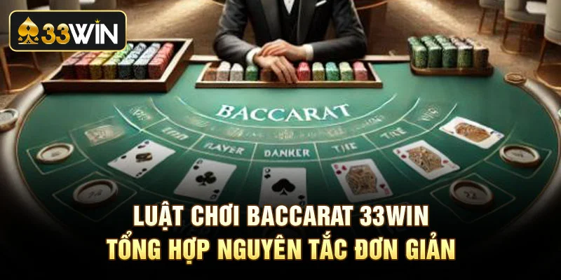 Luật Chơi Baccarat 33win - Tổng Hợp Nguyên Tắc Đơn Giản