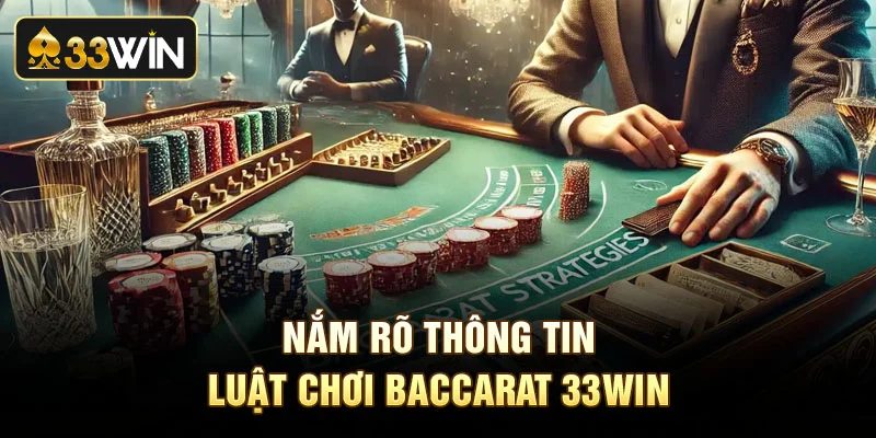 Nắm rõ thông tin luật chơi baccarat 33win